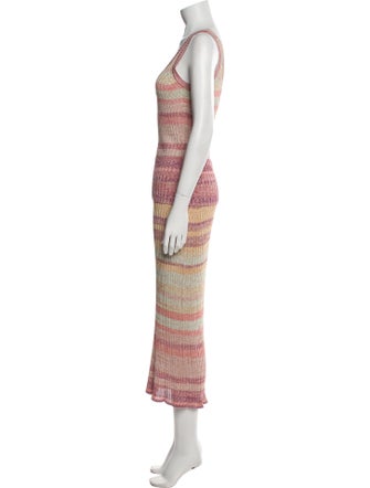 Zimmermann Striped Pleated Accents Skirt Set