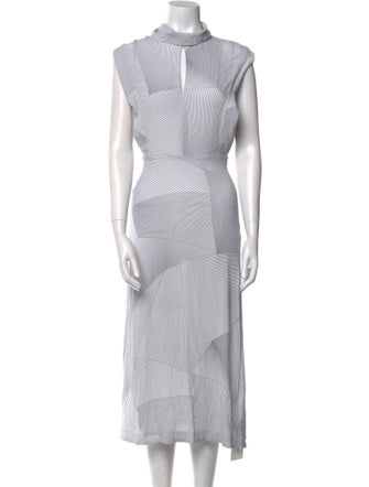 Zimmermann Striped Midi Length Dress