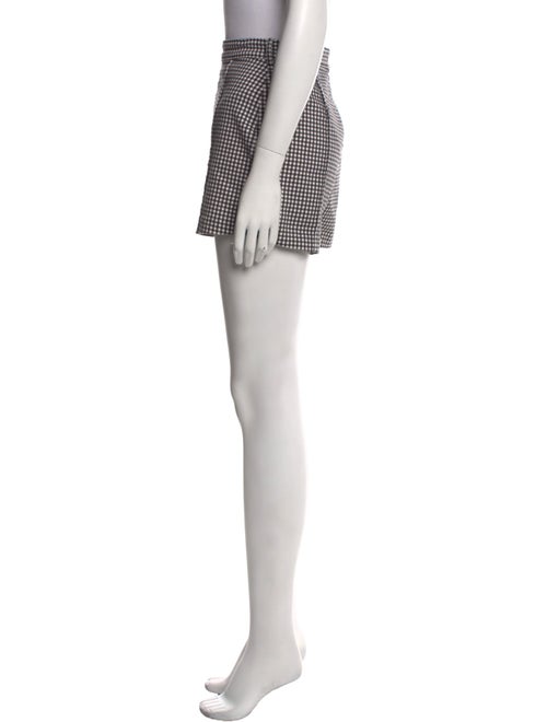 Zimmermann Plaid Print Mini Shorts