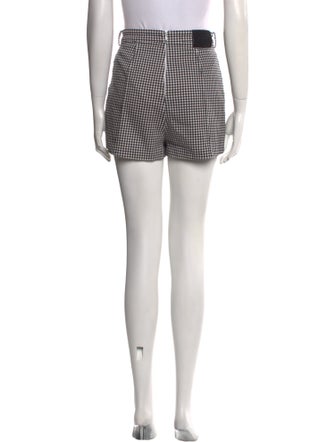 Zimmermann Plaid Print Mini Shorts