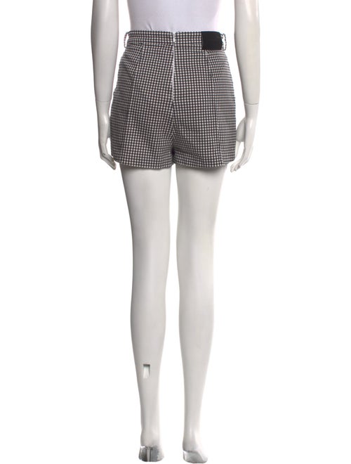 Zimmermann Plaid Print Mini Shorts
