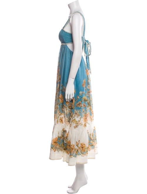 Zimmermann Floral Print Long Dress
