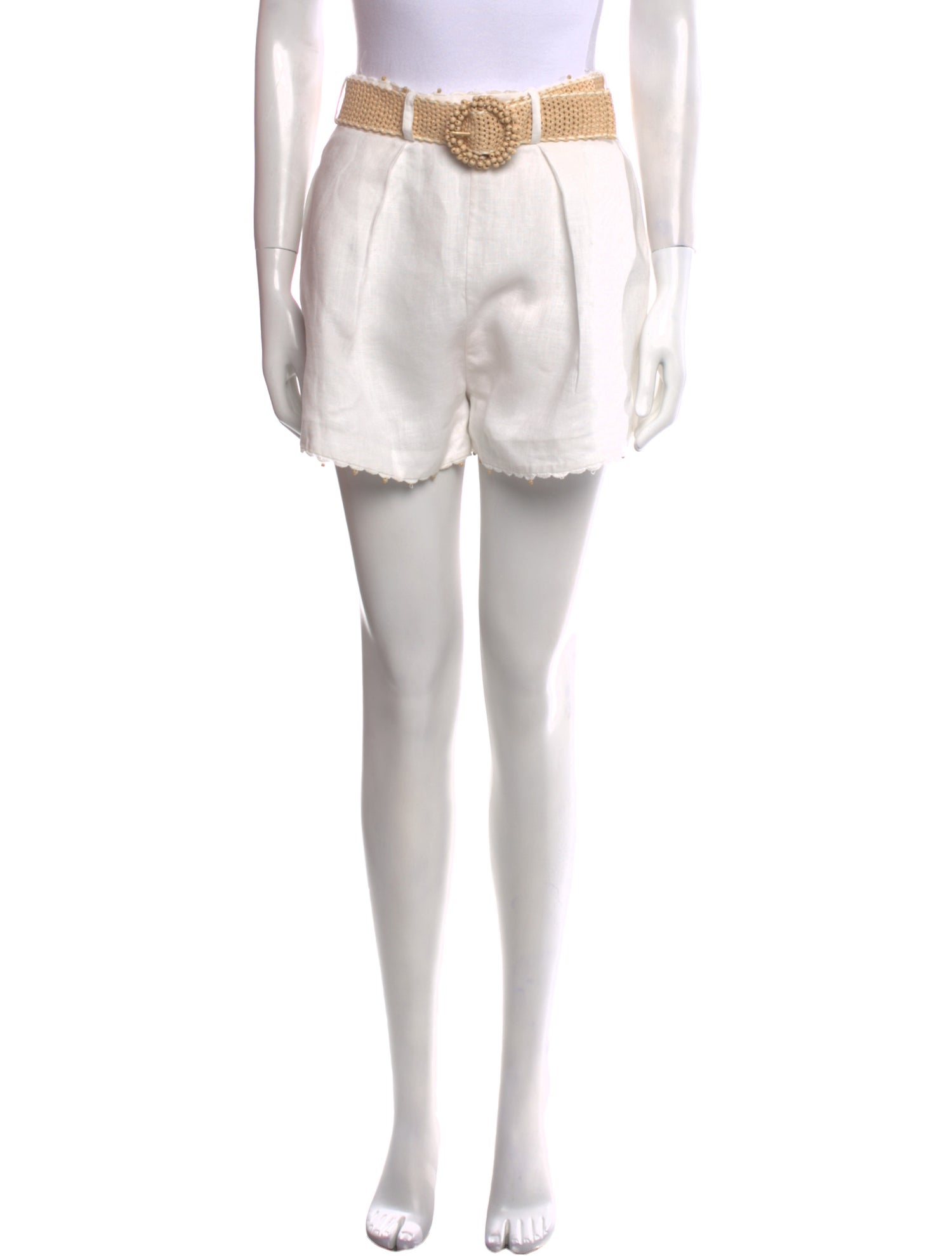 Zimmermann Linen Mini Shorts