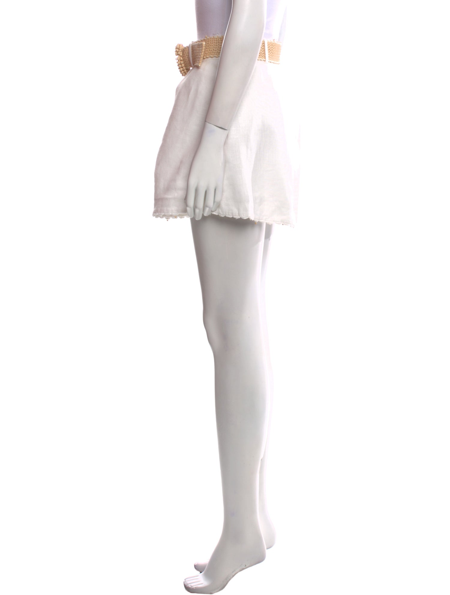 Zimmermann Linen Mini Shorts