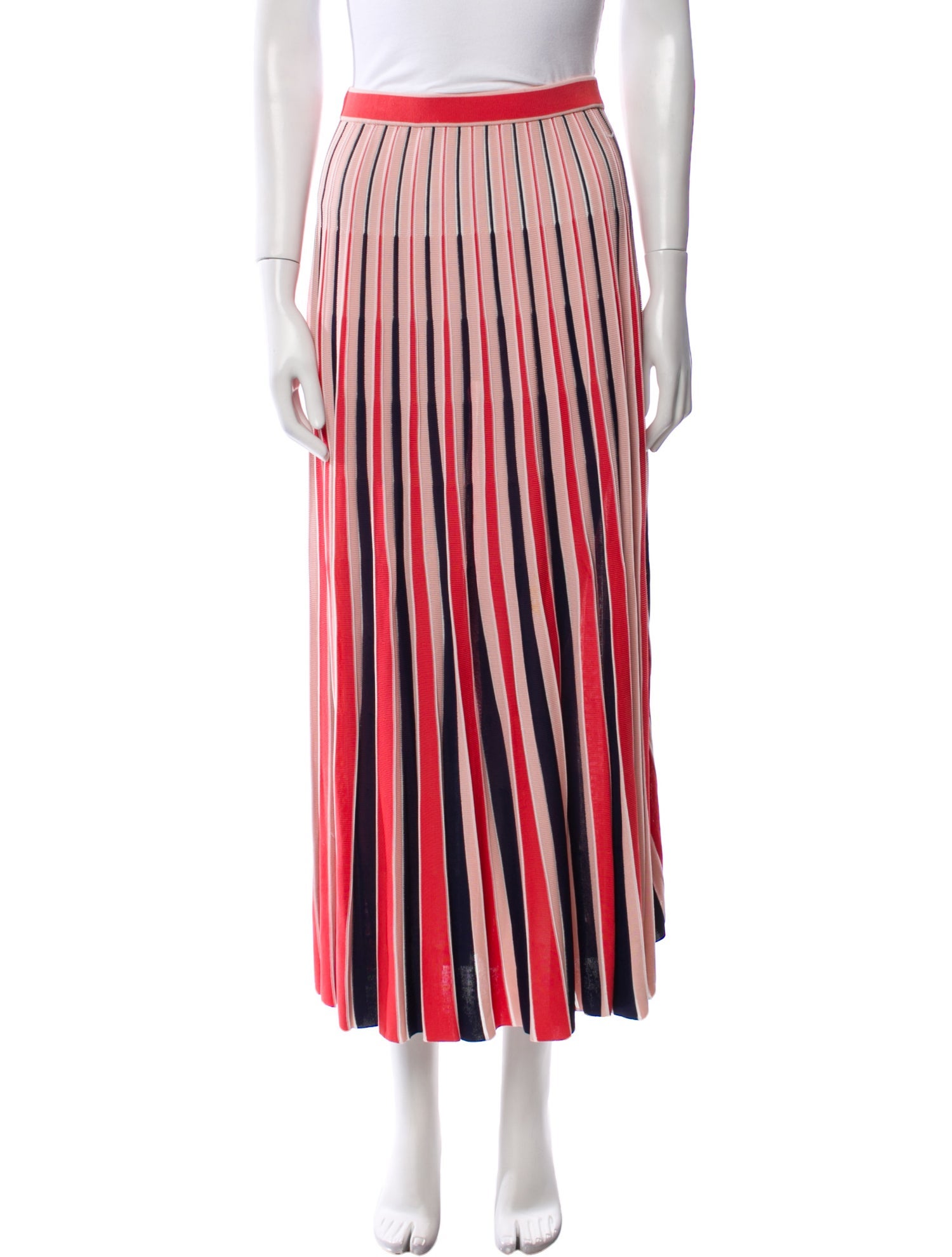 Zimmermann Striped Midi Length Skirt