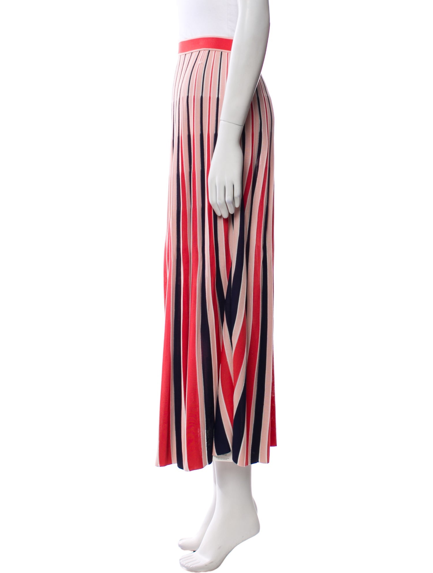 Zimmermann Striped Midi Length Skirt