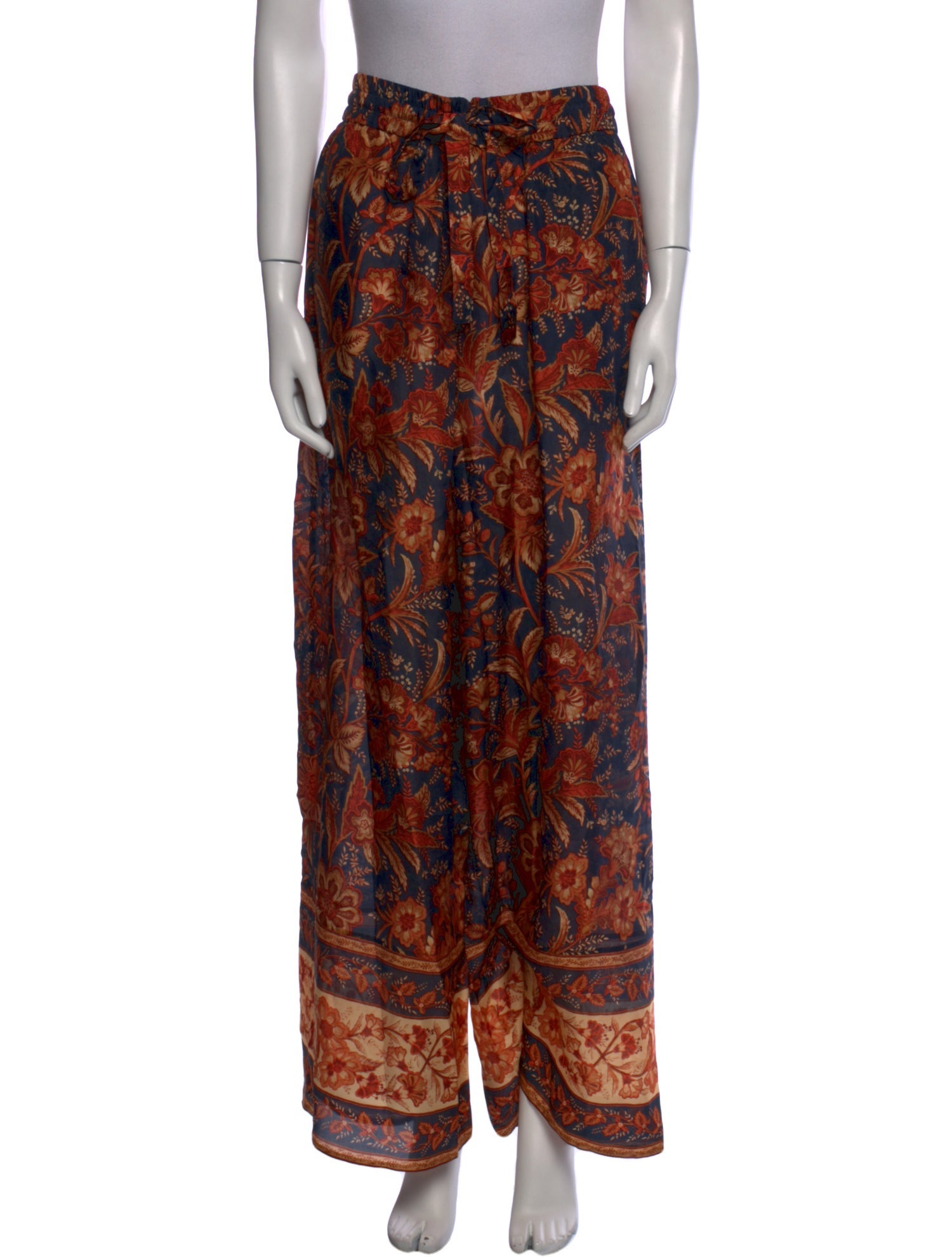 Zimmermann Printed Wide Leg Pants
