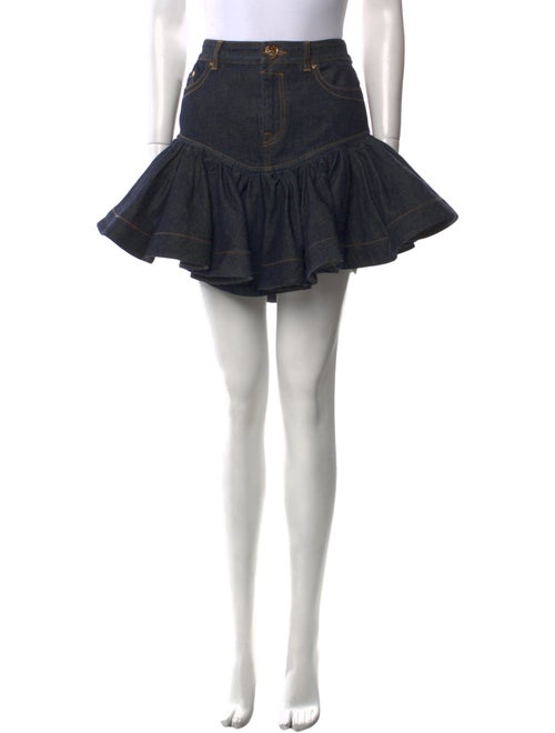 Zimmermann Ruffle Embellishment Mini Skirt