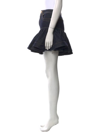 Zimmermann Ruffle Embellishment Mini Skirt