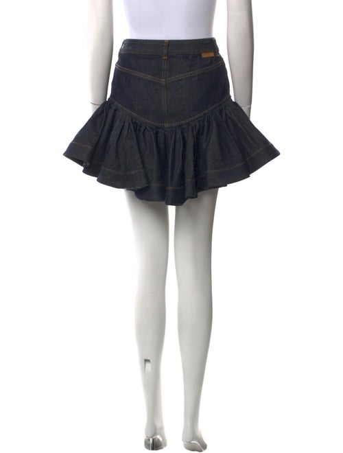 Zimmermann Ruffle Embellishment Mini Skirt