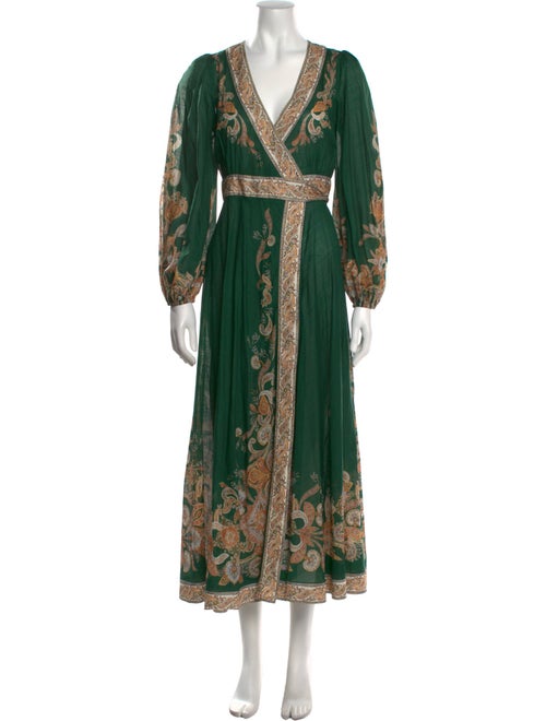 Zimmermann Paisley Print Long Dress