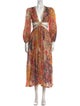 Zimmermann Floral Print Long Dress