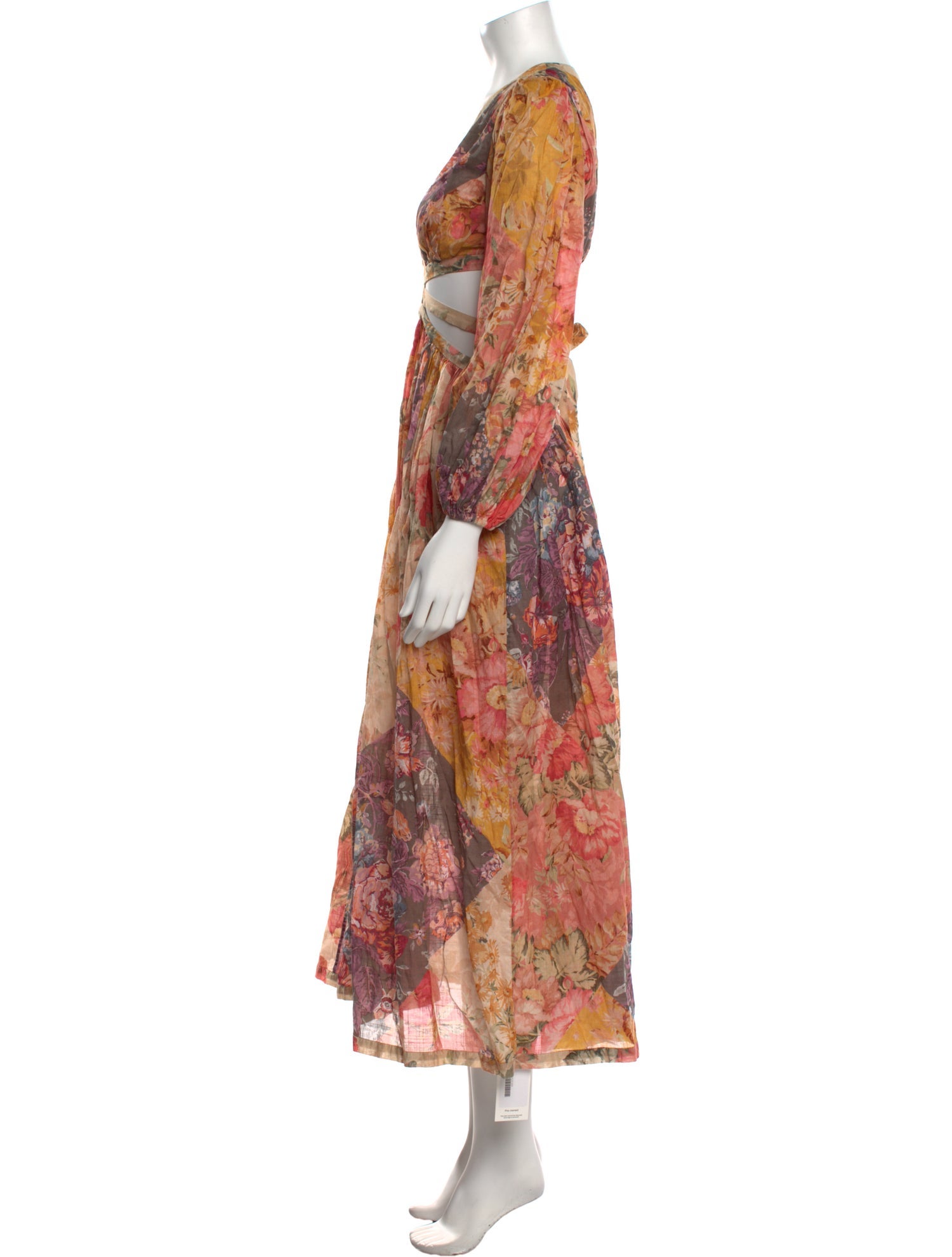 Zimmermann Floral Print Long Dress