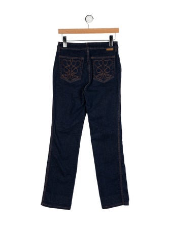 Zimmermann Mid-Rise Straight Leg Jeans