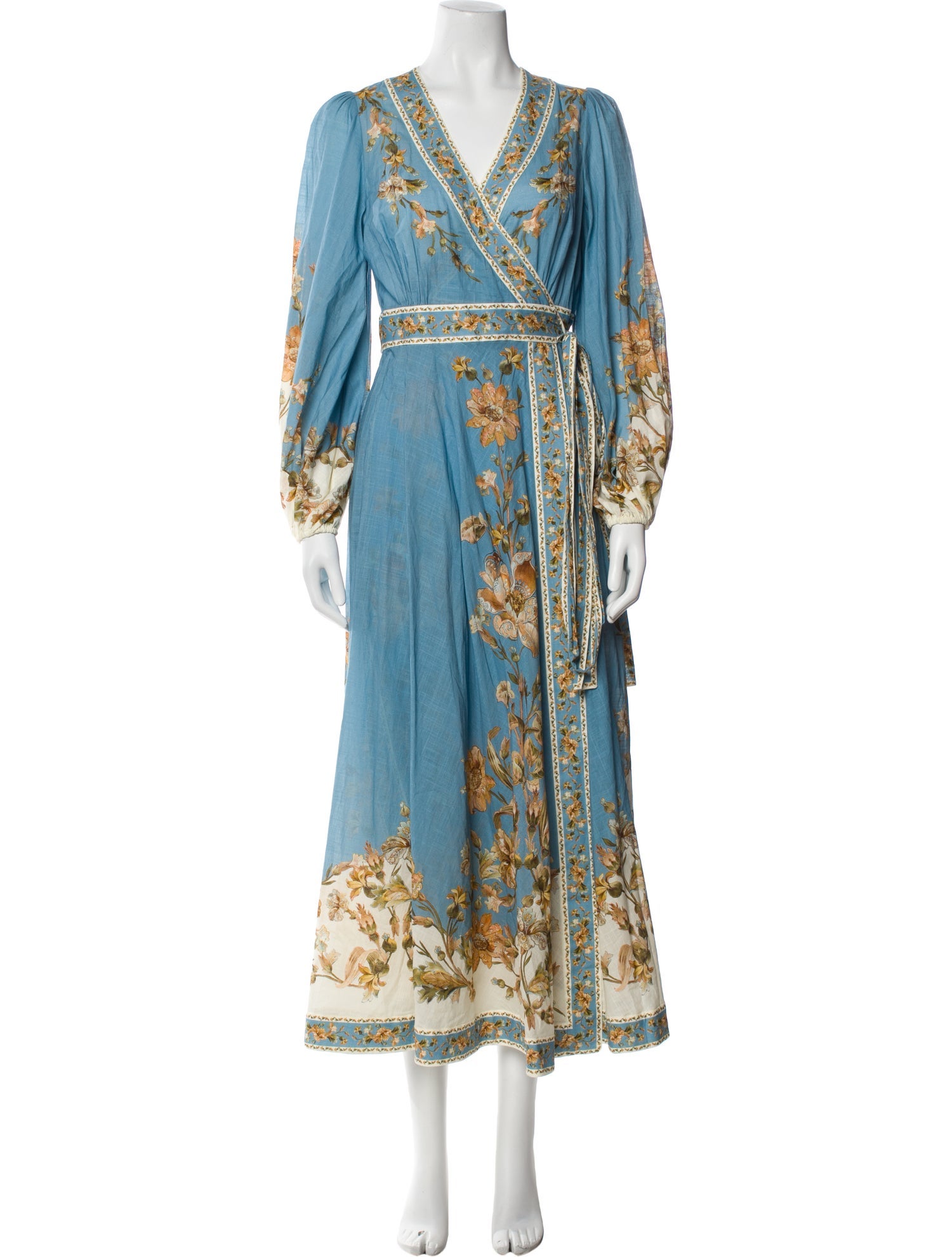 Zimmermann Printed Long Dress w/ Tags