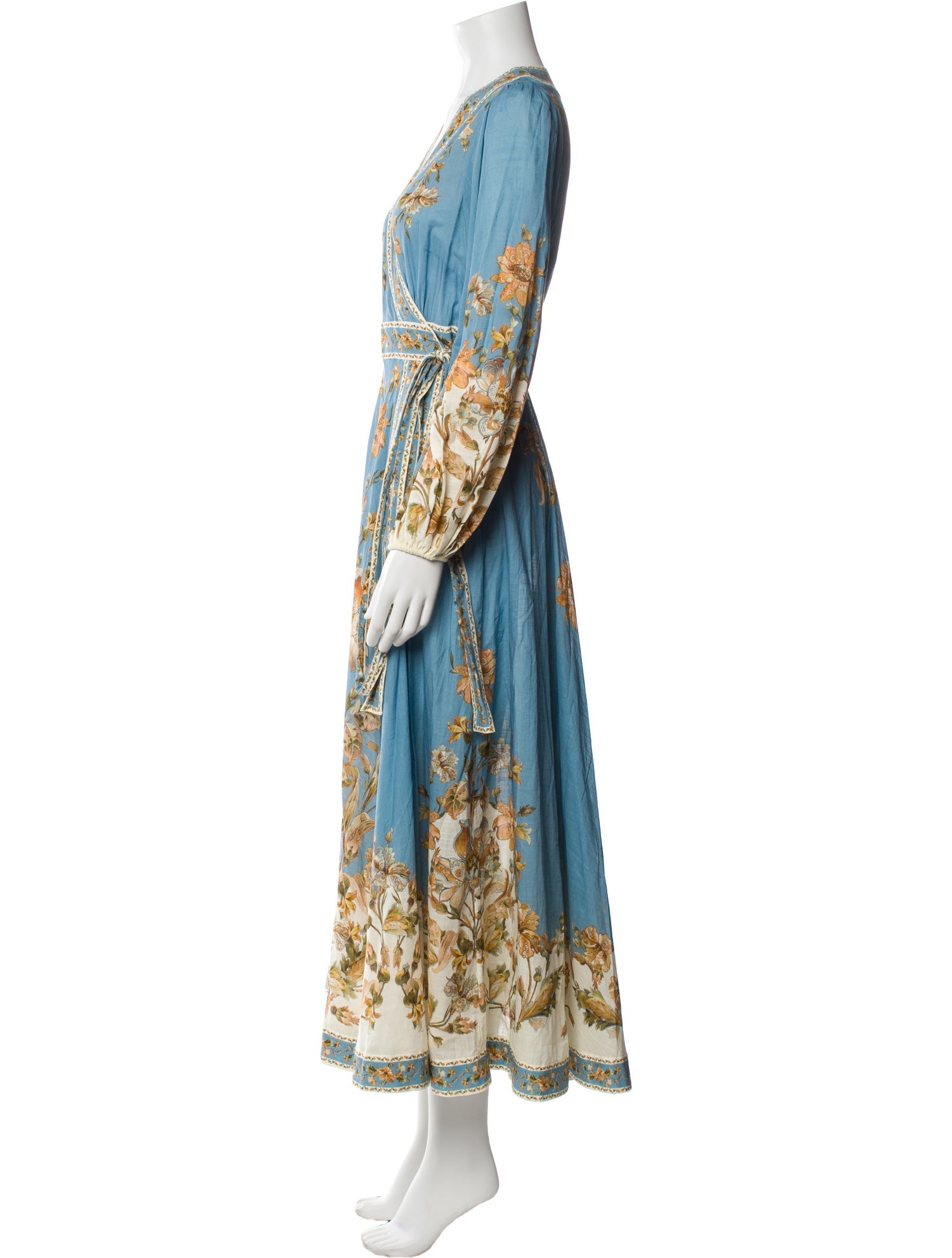 Zimmermann Printed Long Dress w/ Tags