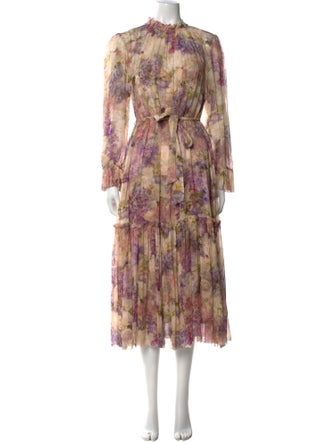 Zimmermann Floral Print Long Dress