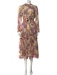 Zimmermann Floral Print Long Dress
