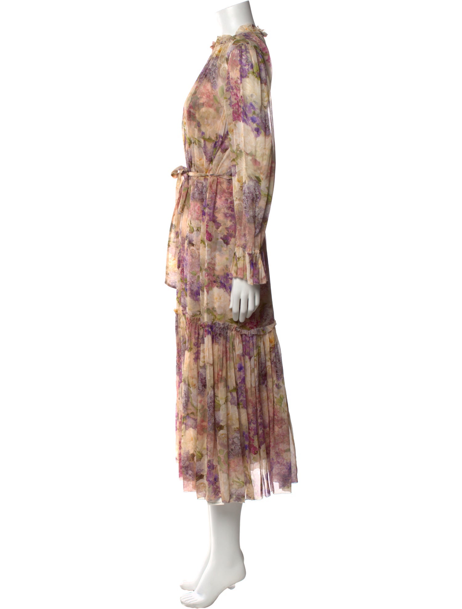 Zimmermann Floral Print Long Dress