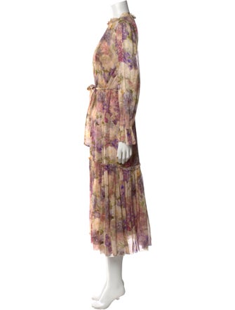 Zimmermann Floral Print Long Dress