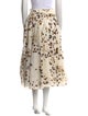 Zimmermann Animal Print Midi Length Skirt