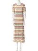 Zimmermann Striped Long Dress