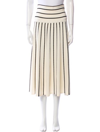 Zimmermann Striped Midi Length Skirt