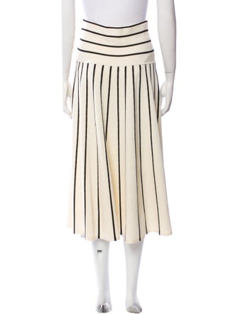 Zimmermann Striped Midi Length Skirt