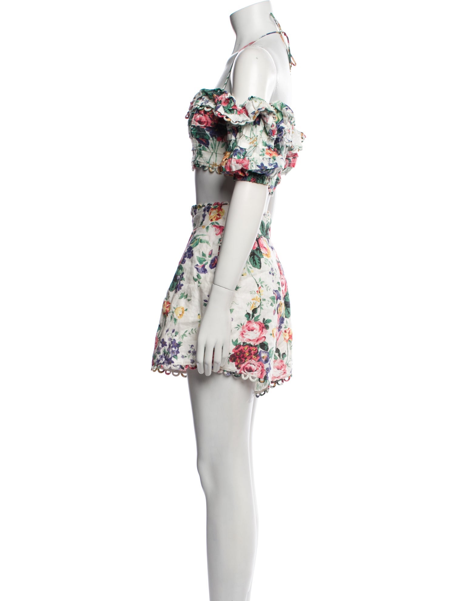 Zimmermann Linen Printed Short Set