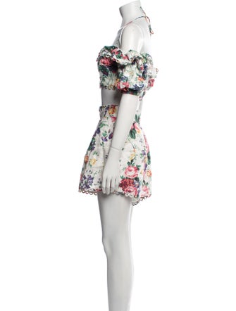 Zimmermann Linen Printed Short Set