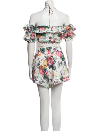 Zimmermann Linen Printed Short Set