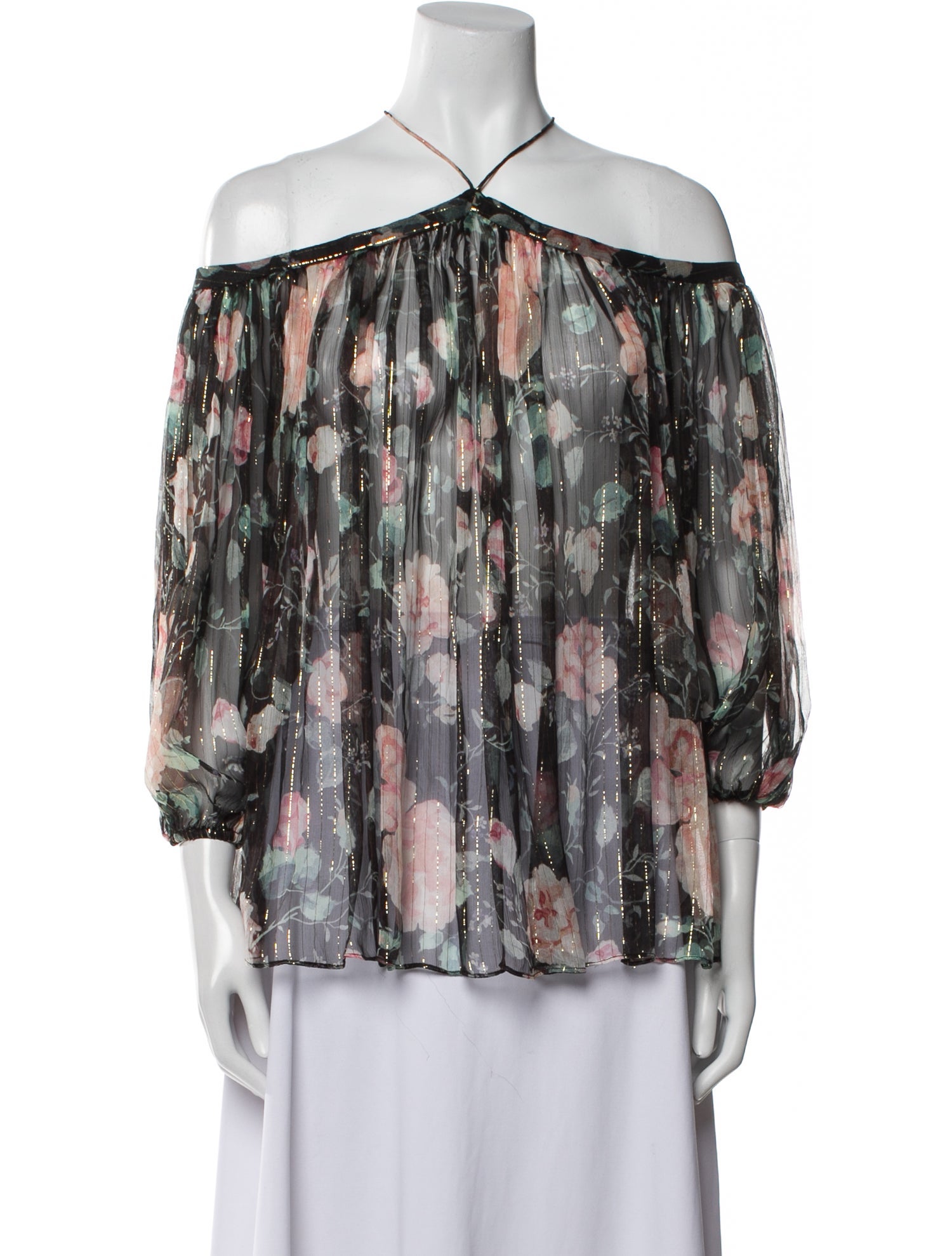 Zimmermann Silk Floral Print Blouse