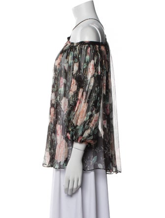 Zimmermann Silk Floral Print Blouse