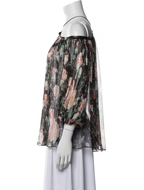 Zimmermann Silk Floral Print Blouse