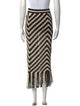 Zimmermann Striped Midi Length Skirt
