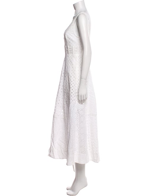 Zimmermann Scoop Neck Midi Length Dress