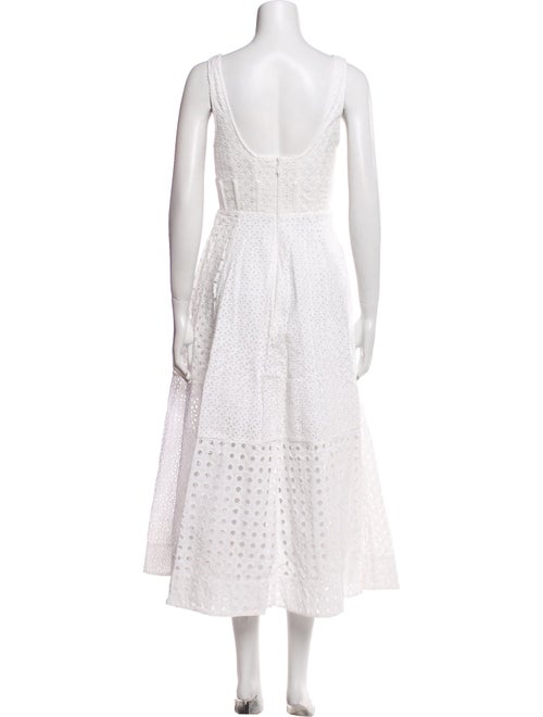 Zimmermann Scoop Neck Midi Length Dress