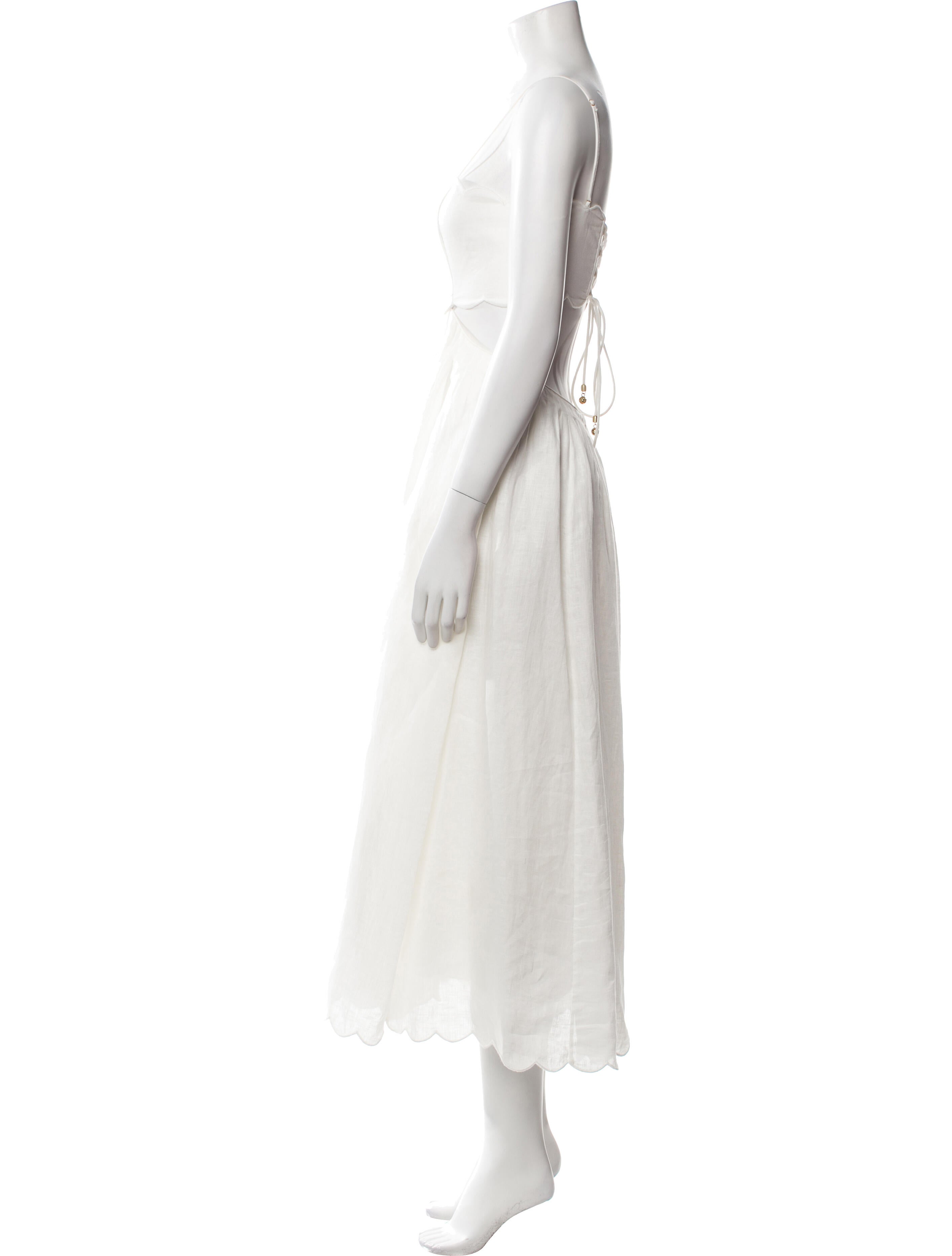 Zimmermann Linen Midi Length Dress