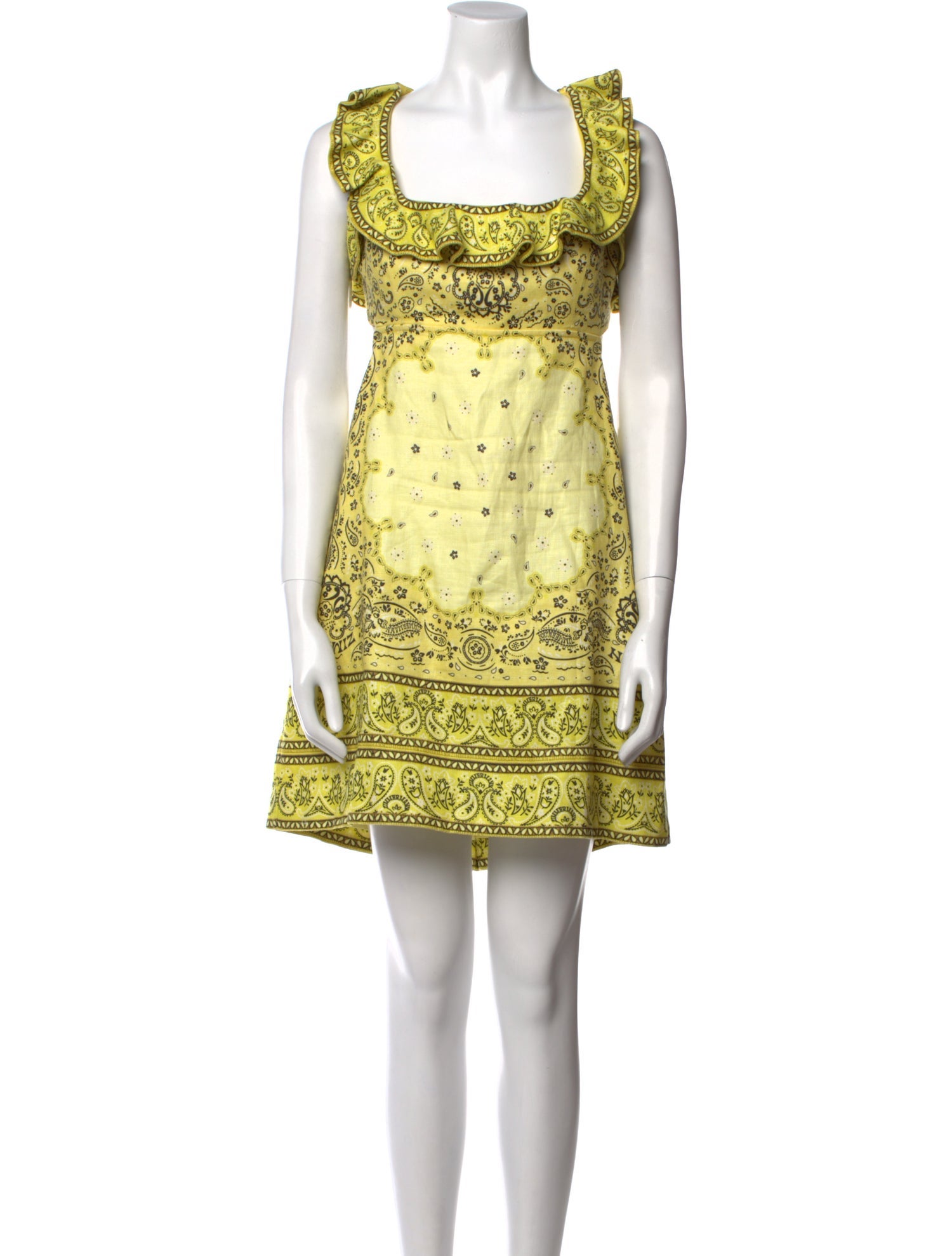 Zimmermann Linen Knee-Length Dress