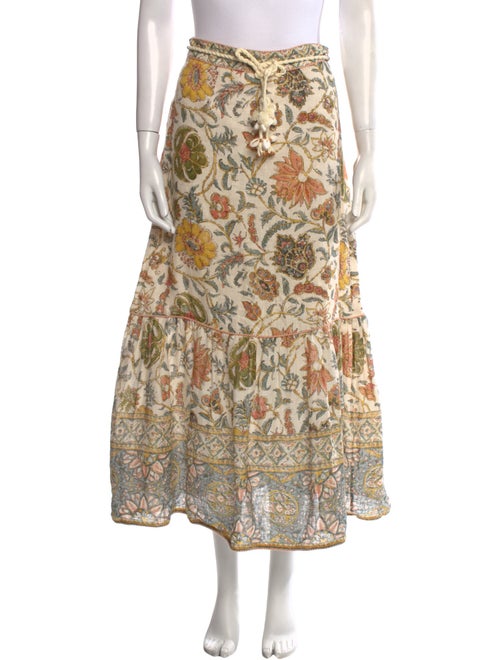 Zimmermann Linen Midi Length Skirt