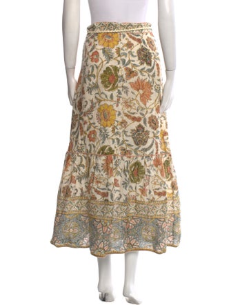 Zimmermann Linen Midi Length Skirt