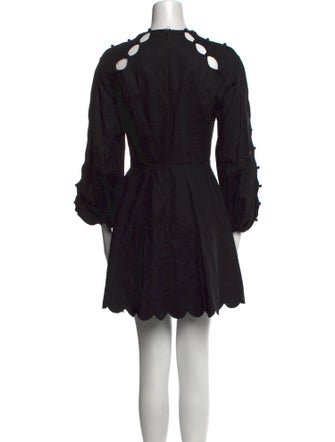 Zimmermann Crew Neck Mini Dress