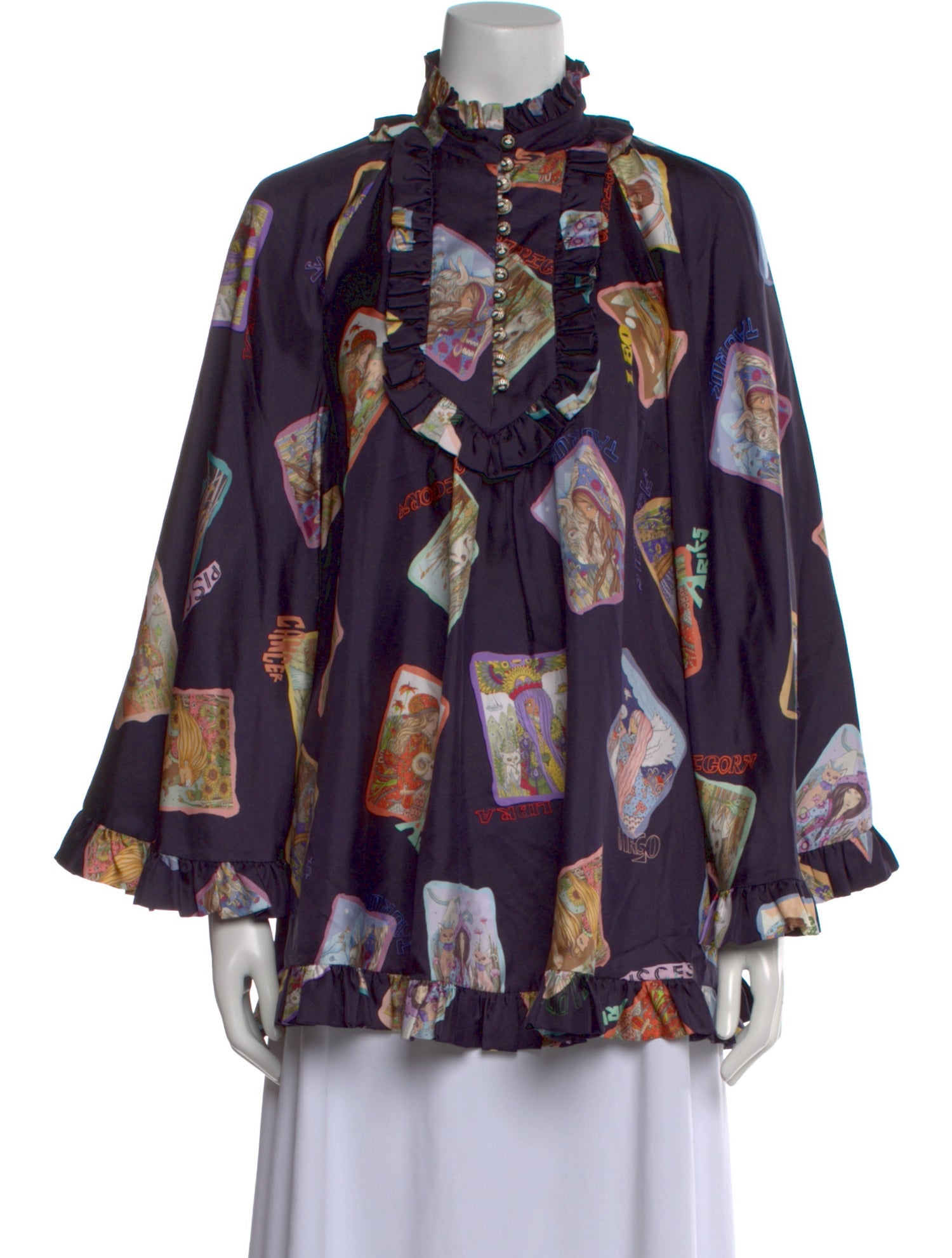 Zimmermann Silk Floral Print Blouse
