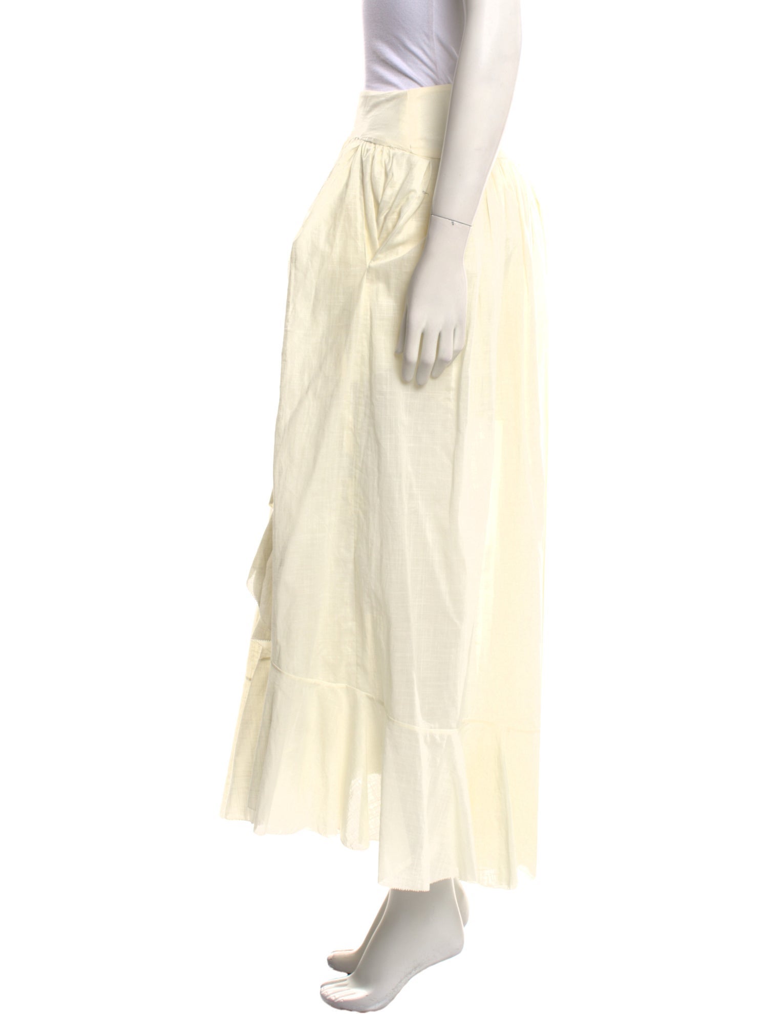 Zimmermann Ruffle Embellishment Midi Length Skirt