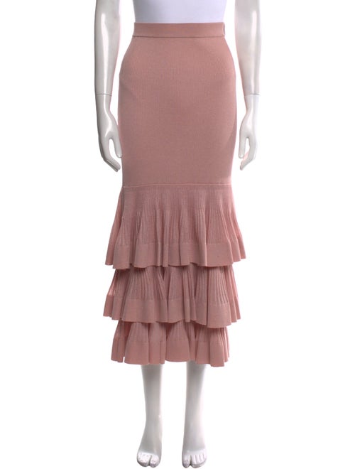 Zimmermann Pleated Accents Midi Length Skirt