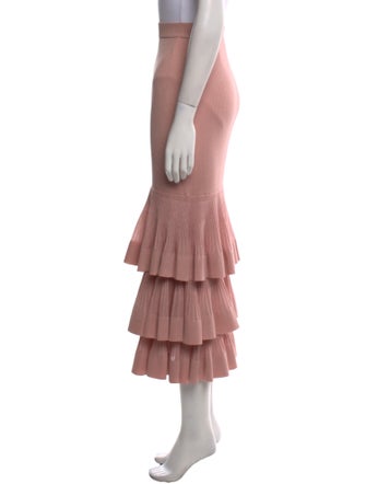 Zimmermann Pleated Accents Midi Length Skirt