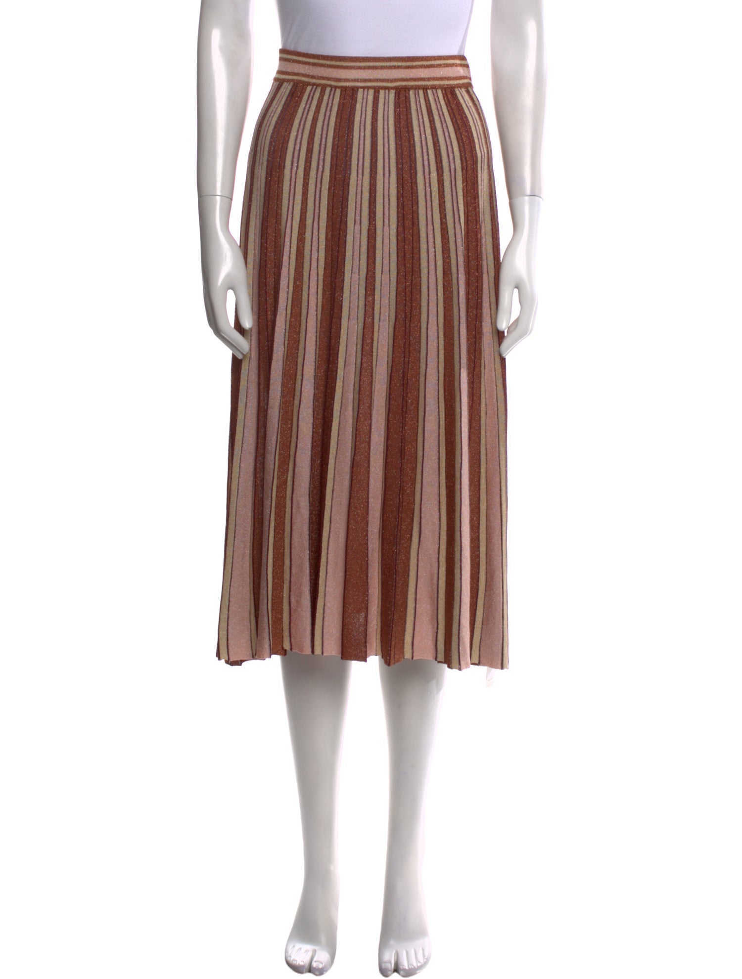 Zimmermann Striped Knee-Length Skirt w/ Tags
