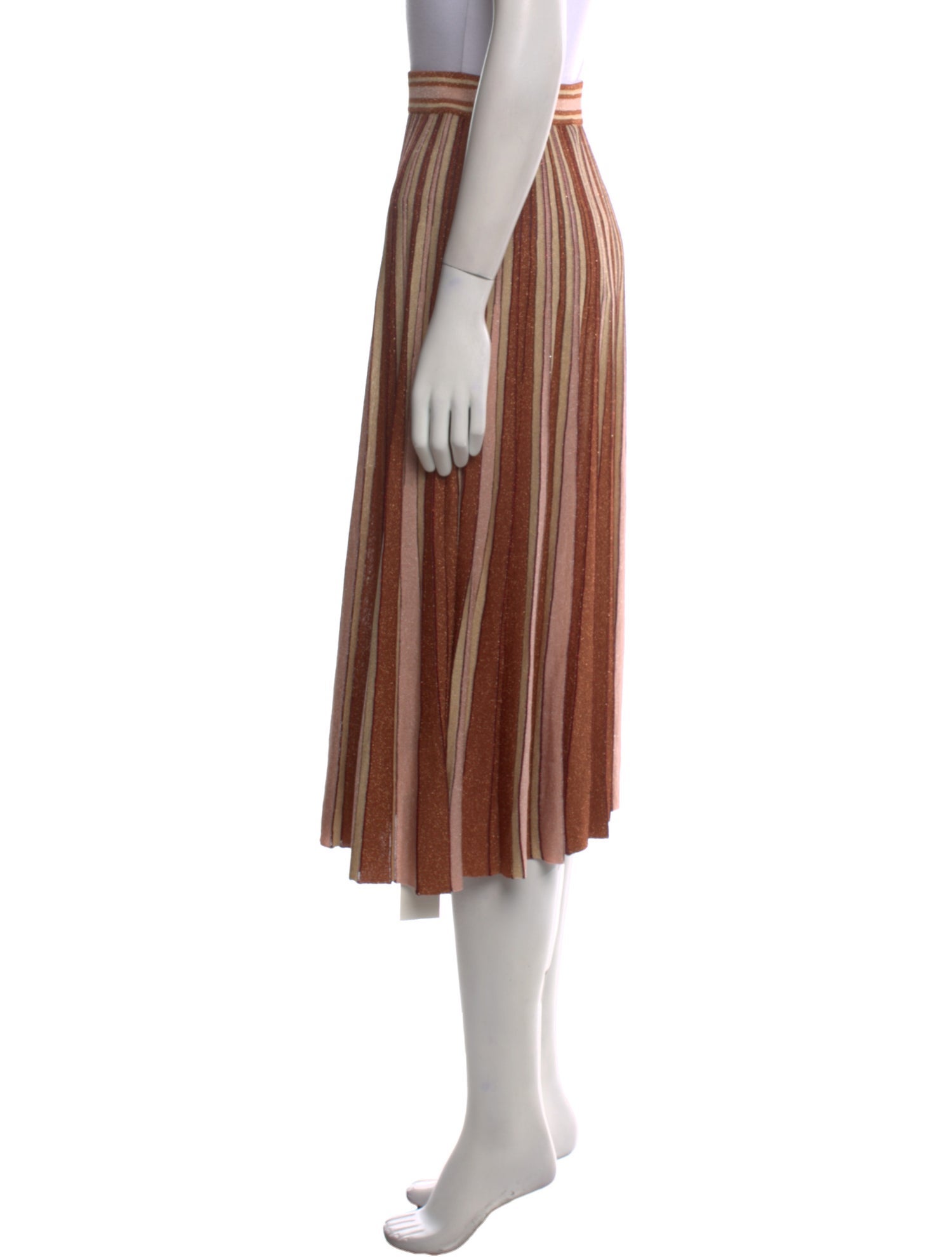Zimmermann Striped Knee-Length Skirt w/ Tags