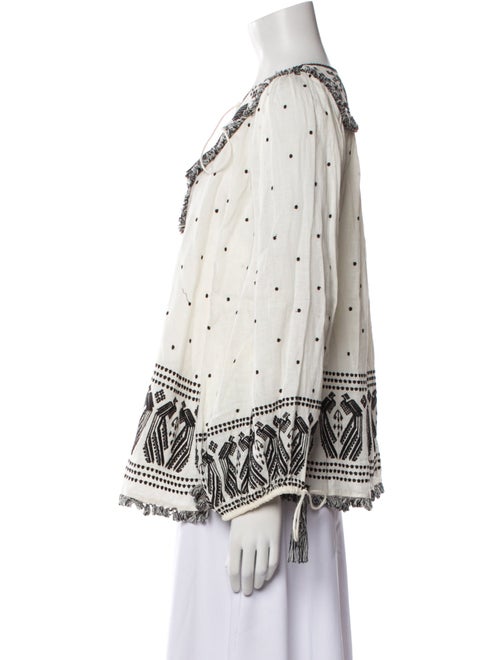 Zimmermann Linen Printed Blouse