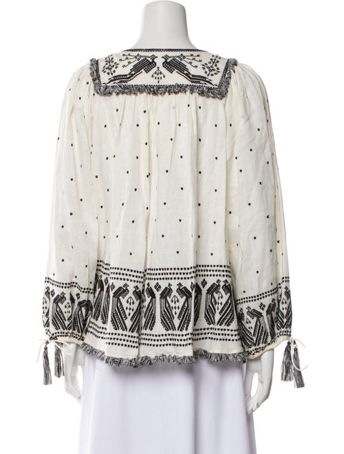 Zimmermann Linen Printed Blouse
